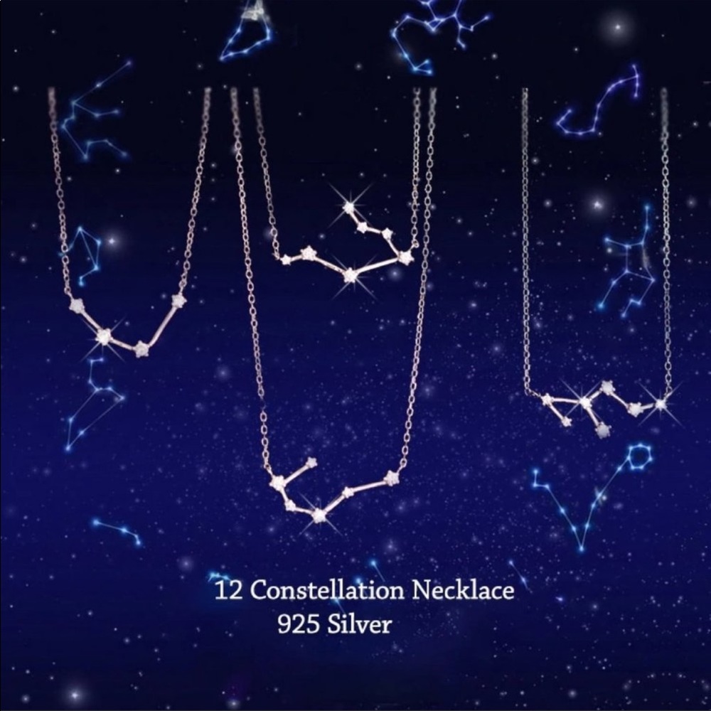 Aries ♈️ 925 Sterling Silver Zodiac Necklace New - Picture 3 of 3